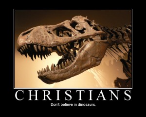 Cristiani: Non credono ai dinosauri